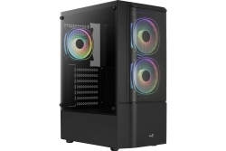 AeroCool Geh Midi Quantum Mesh v3 Black MicroATX/ATX/MiniITX