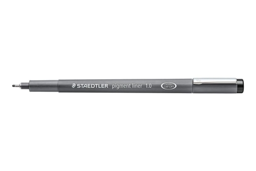 STAEDTLER pigment liner 1,0mm schwarz 10 Stück