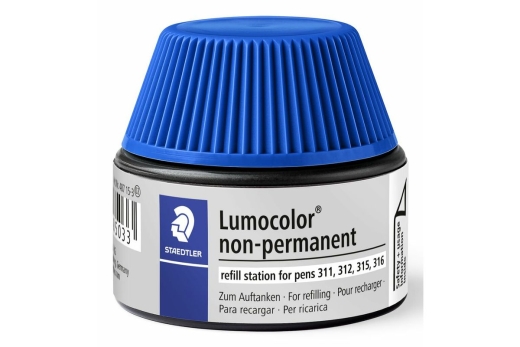 STAEDTLER Nachfülltinte Lumocolor nonperm blau