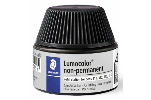 STAEDTLER Nachfülltinte Lumocolor nonperm schwarz