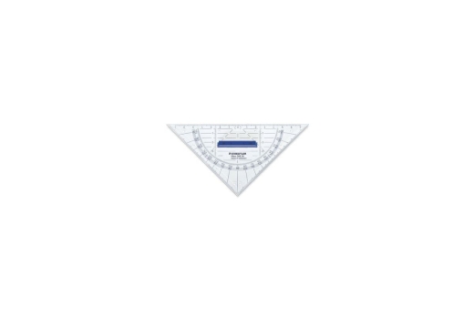 STAEDTLER Geodreieck 16cm P.styrol m.Griff tr