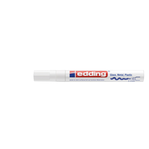 750 Lackmarker - 2 - 4 mm, weiß