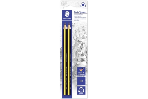 STAEDTLER Bleistift NC jumbo 2 ST Blisterkarte HB Dreikant