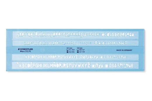 STAEDTLER Schriftschablone 3,5mm + 5mm
