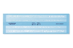 STAEDTLER Schriftschablone 3,5mm + 5mm