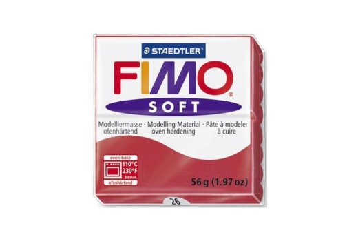 FIMO Mod.masse Fimo soft kirschrot