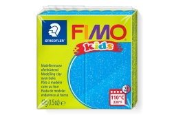 FIMO Mod.masse Fimo kids blau glitter