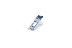 STAEDTLER Folienstift Lumocolor correct F 4ST
