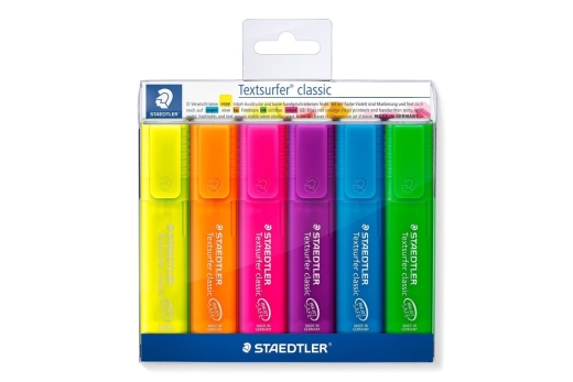STAEDTLER Textmarker Textsurfer clas 6St Etui