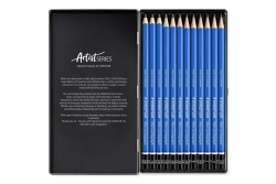 STAEDTLER Bleistift Mars Lumograph 12ST Sechskant