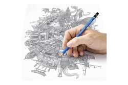 STAEDTLER Bleistift Mars Lumograph 12ST Sechskant