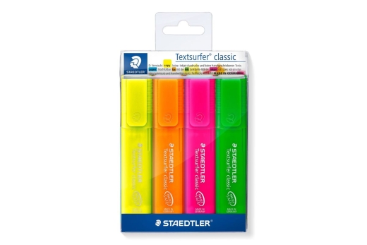 STAEDTLER Textmarker Textsurfer Promo 4StEtui