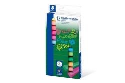 STAEDTLER Wandtafelkreide farbig 12St Etui