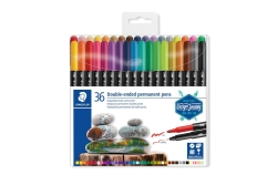 STAEDTLER Fasermaler D.spitze permanent 36ST