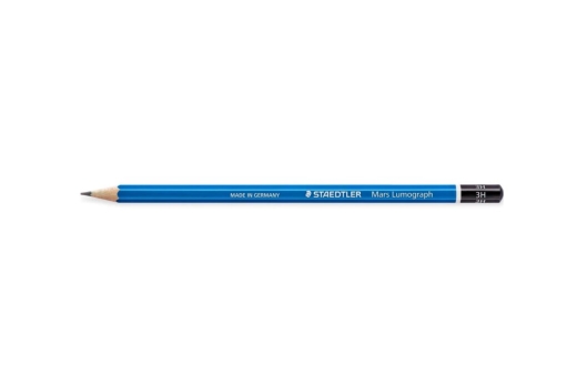 STAEDTLER Bleistift Mars Lumograph 3H Sechskant