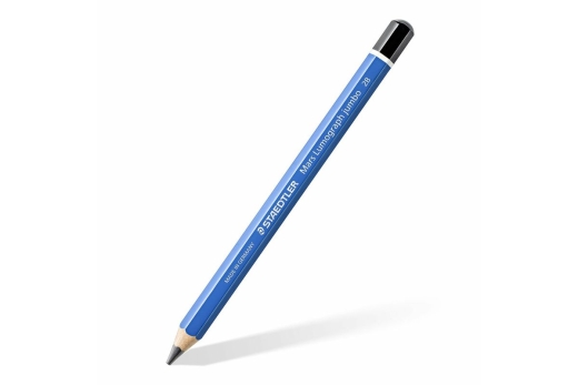 STAEDTLER Bleistift Mars Lumograph jumbo 2B Sechskant
