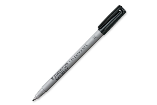 STAEDTLER Folienstift Lumocolor non-perm M schwarz 10 Stück