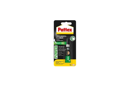 Pattex Sekundenkleber Power Easy Gel, Tube, 3g
