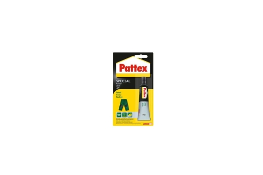 Pattex Spezialkleber Textil, für gewebte Stoffe, Tube, 20g