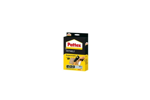 Pattex Heißklebepistole Supermatic, Pistole und 2 Sticks