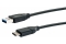 Schwaiger USB-Kabel 3.0 St. A auf 3.1 TypC 0,15m Schwarz