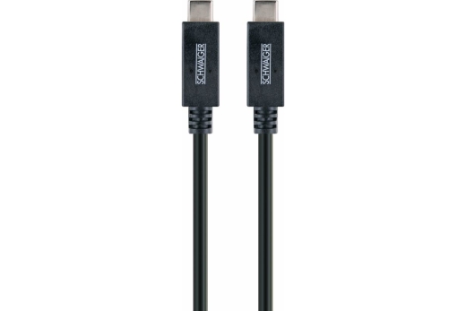 Schwaiger USB-Kabel 3.1 St. C auf 3.1 TypC 1,00m Schwarz