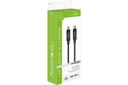 Schwaiger USB-Kabel 3.1 St. C auf 3.1 TypC 1,00m Schwarz