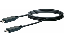 Schwaiger USB-Kabel 3.1 St. C auf 3.1 TypC 1,00m Schwarz