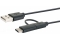 Schwaiger USB-Kabel 3.1 C auf 2.0 Micro B 1m geschirmt