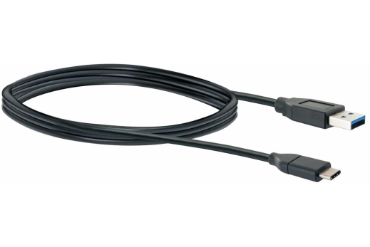 Schwaiger USB-Kabel 3.1 St. C auf 3.0 TypA 1,00m Schwarz