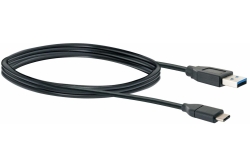 Schwaiger USB-Kabel 3.1 St. C auf 3.0 TypA 1,00m Schwarz