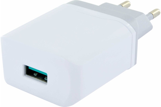 Schwaiger Ladegerät Quick Charger 3.0 532-230V USB Weiß