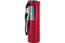 Schwaiger Mini LED Taschenkampe 90 Lumen rot