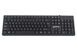 MANHATTAN USB-Tastatur schwarz