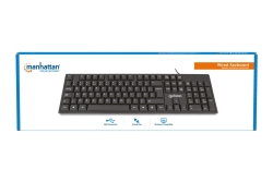 MANHATTAN USB-Tastatur schwarz
