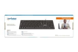 MANHATTAN USB-Tastatur schwarz