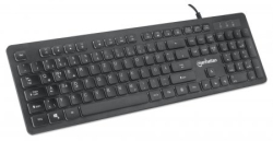 MANHATTAN Ultraflache USB-Gaming-Tastatur mit LEDs