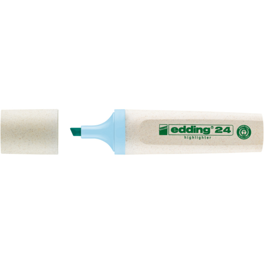 24 EcoLine Textmarker - nachfüllbar, pastellblau