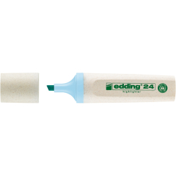 24 EcoLine Textmarker - nachfüllbar, pastellblau