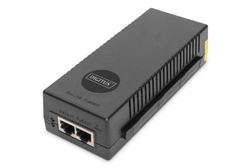 DIGITUS PoE+ Injecktor 10 Gigabit Ethernet 802.3at, 30 Watt