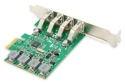 DIGITUS PCI Expr Card 4x USB 3.0 inkl. LP