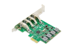 DIGITUS PCI Expr Card 4x USB 3.0 inkl. LP