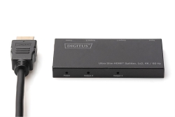 DIGITUS Ultra Slim HDMI Splitter, 1x2, 4K / 60 Hz