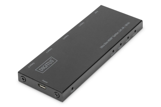 DIGITUS Ultra Slim HDMI Splitter, 1x4, 4K / 60 Hz