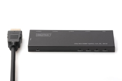 DIGITUS Ultra Slim HDMI Splitter, 1x4, 4K / 60 Hz