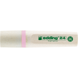 24 EcoLine Textmarker - nachfüllbar, pastellrosa