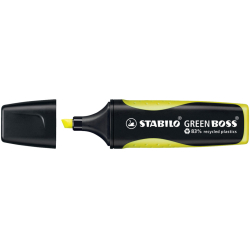 Umweltfreundlicher Textmarker - GREEN BOSS - Einzelstift...