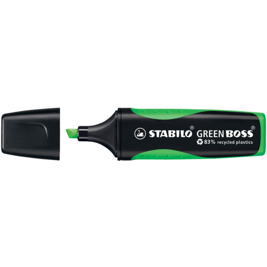 Umweltfreundlicher Textmarker - GREEN BOSS - Einzelstift - grün