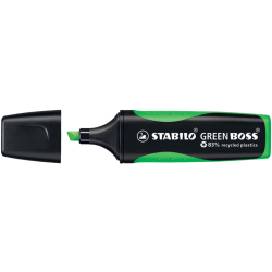 Umweltfreundlicher Textmarker - GREEN BOSS - Einzelstift...