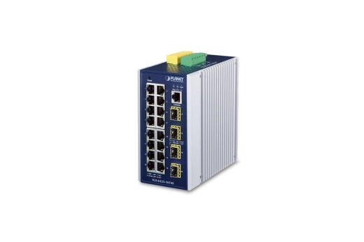 PLANET Industrial L3+ 16-Port 1000T + 4Port 1000X SFP